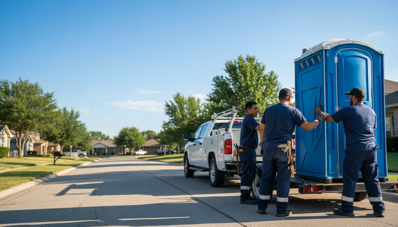Portable Toilet Rental in Krum, TX near me
